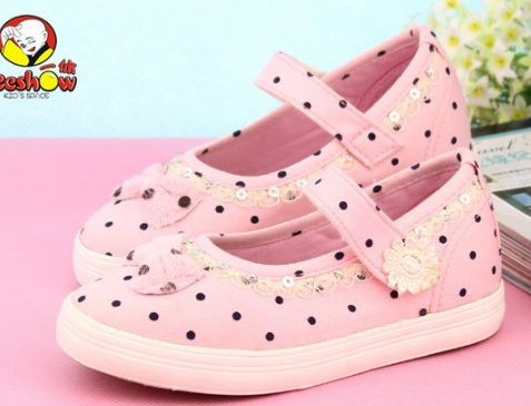 Chaussures de tennis enfants en toile pour printemps - semelle caoutchouc Ref 1016464
