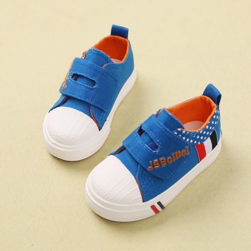 Chaussures de tennis enfants en toile pour printemps - semelle caoutchouc Ref 1016477