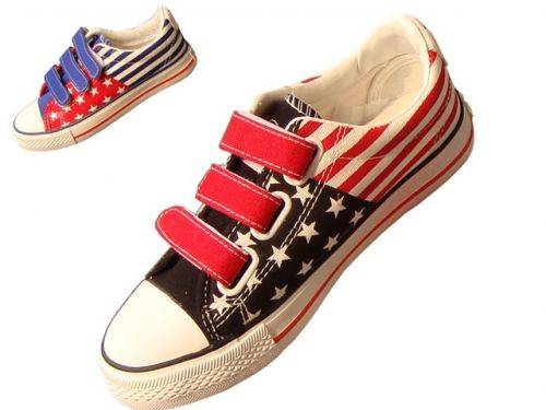 Chaussures de tennis enfants en toile pour printemps - semelle caoutchouc Ref 1016625