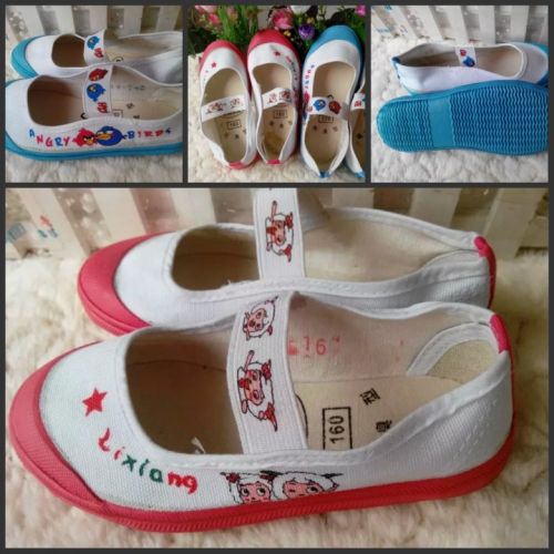 Chaussures de tennis enfants en toile pour Toute saison - semelle caoutchouc Ref 1016811