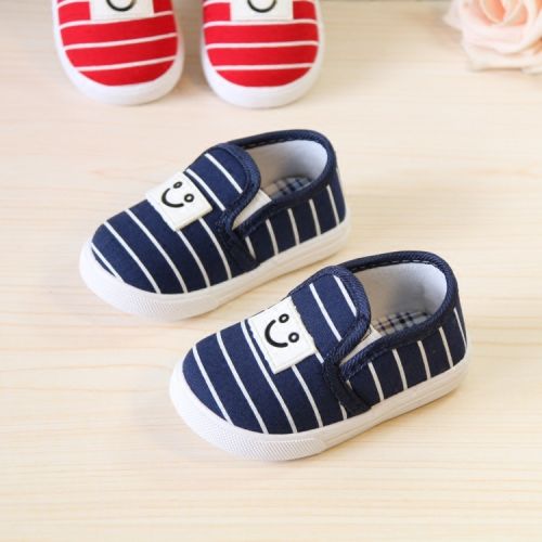 Chaussures de tennis enfants en toile pour printemps - semelle plastique Ref 1017122