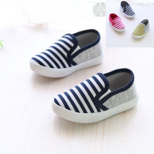 Chaussures de tennis enfants en toile pour printemps - semelle caoutchouc Ref 1017562