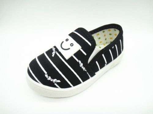 Chaussures de tennis enfants en toile pour Toute saison - semelle plastique Ref 1017595