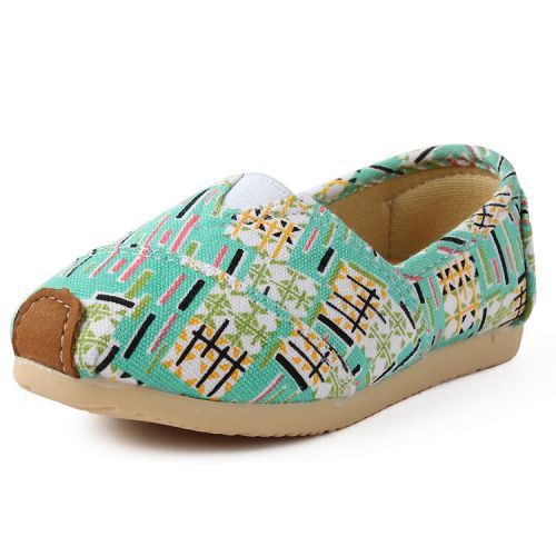 Chaussures de tennis enfants en toile pour printemps - Ref 1017689