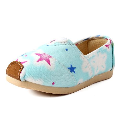 Chaussures de tennis enfants en toile pour printemps - Ref 1017782