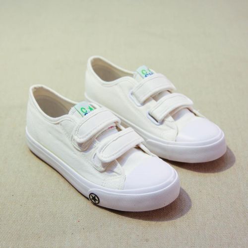 Chaussures de tennis enfants en toile pour printemps - semelle caoutchouc Ref 1017799