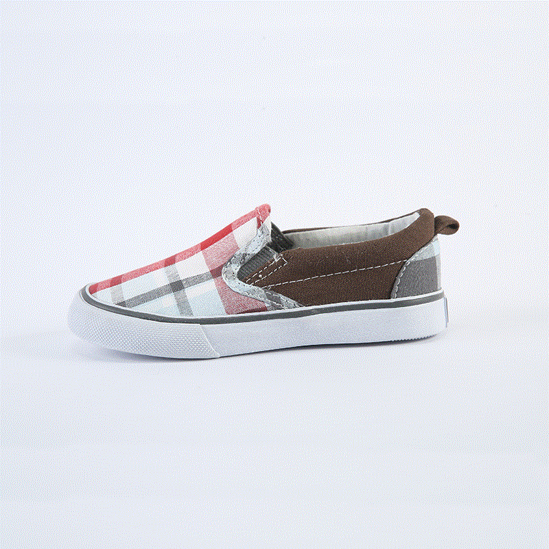 Chaussures de tennis enfants en toile pour printemps - semelle caoutchouc Ref 1018551