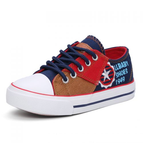 Chaussures de tennis enfants en toile LL.BABY pour printemps - Ref 1018830