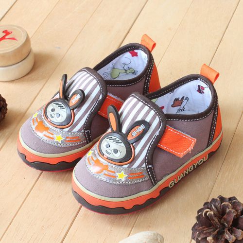 Chaussures de tennis enfants en toile pour printemps - semelle caoutchouc Ref 1018860