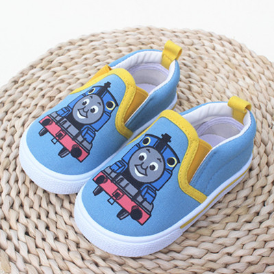 Chaussures de tennis enfants en toile pour printemps - semelle caoutchouc Ref 1019008