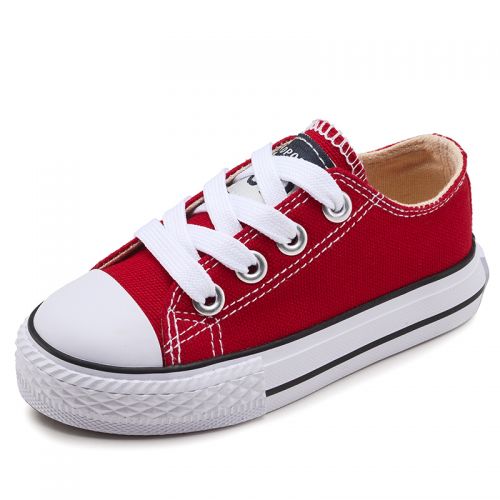 Chaussures de tennis enfants en toile pour printemps - semelle caoutchouc Ref 1019061