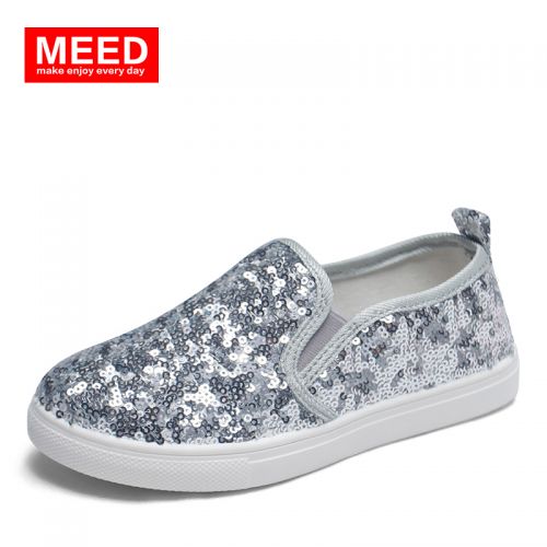 Chaussures de tennis enfants paillette pour printemps - semelle / s Ref 1019102