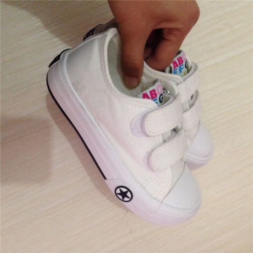 Chaussures de tennis enfants en toile pour printemps - Ref 1019510