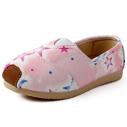 Chaussures de tennis enfants en toile pour printemps - Ref 1019575