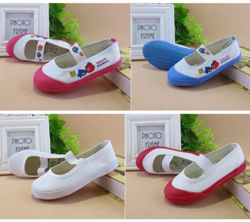 Chaussures de tennis enfants en toile pour printemps - semelle caoutchouc Wear Ref 1019621