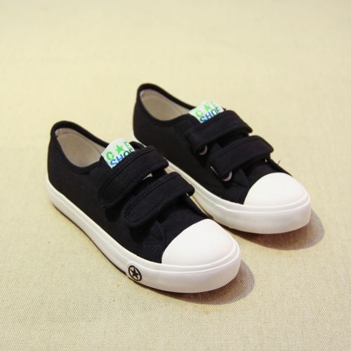 Chaussures de tennis enfants en toile pour printemps - semelle caoutchouc Ref 1019703