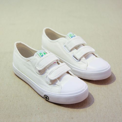 Chaussures de tennis enfants en toile pour printemps - semelle caoutchouc Ref 1019704