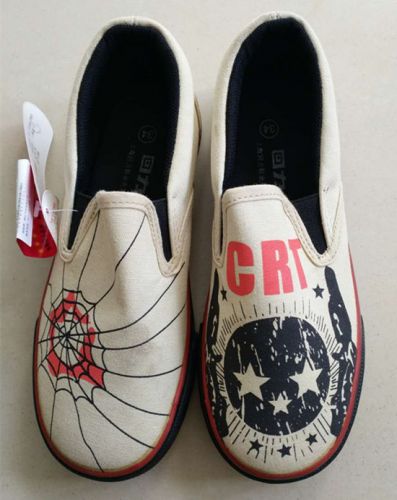 Chaussures de tennis enfants en toile pour printemps - Ref 1019773