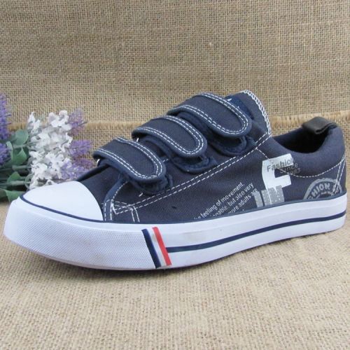 Chaussures de tennis enfants en toile pour printemps - semelle caoutchouc Ref 1019878