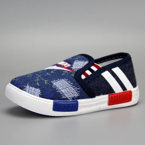 Chaussures de tennis enfants en toile pour printemps - semelle plastique Ref 1020143