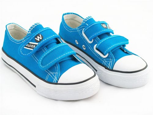 Chaussures de tennis enfants en toile pour Toute saison - semelle caoutchouc Ref 1020236