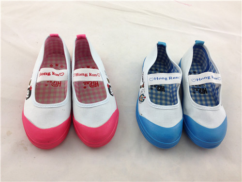 Chaussures de tennis enfants en toile pour printemps - Ref 1020959