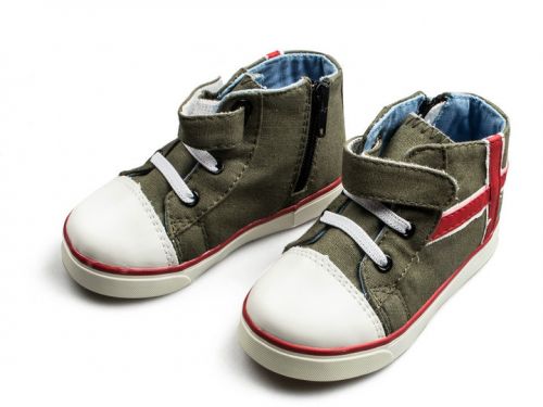 Chaussures de tennis enfants en toile pour printemps - semelle fond composite Ref 1021018