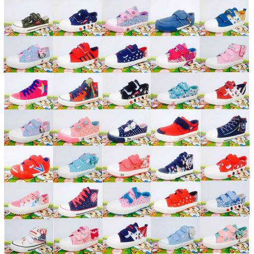 Chaussures de tennis enfants en toile pour Toute saison - semelle vulcanisation Ref 1021138