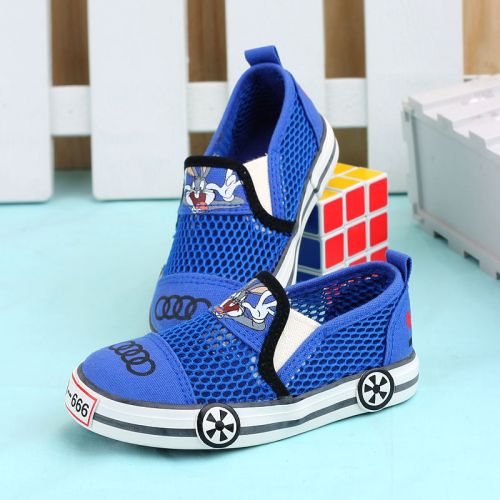 Chaussures de tennis enfants en toile LOONEY TUNES pour été - semelle caoutchouc Ref 1021496