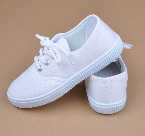 Chaussures de tennis enfants en toile pour Toute saison - semelle caoutchouc Ref 1021822