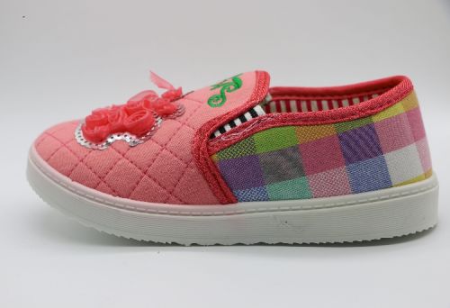 Chaussures de tennis enfants en tissu pour Toute saison - semelle Ref 1022070