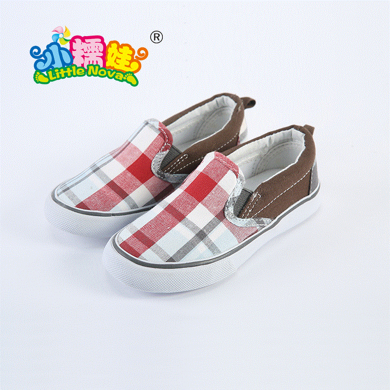 Chaussures de tennis enfants en toile pour printemps - semelle caoutchouc Ref 1022155