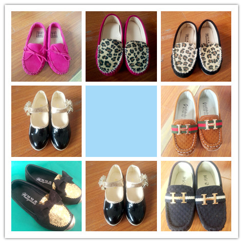Chaussures de tennis enfants en similicuir pour printemps - semelle caoutchouc Wear Ref 1022178