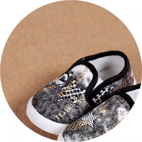 Chaussures de tennis enfants en toile pour Toute saison - semelle plastique Ref 1022444