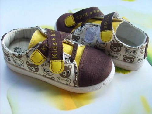 Chaussures de tennis enfants en toile pour printemps - semelle caoutchouc Ref 1022449