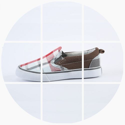 Chaussures de tennis enfants en toile pour printemps - semelle caoutchouc Ref 1022451