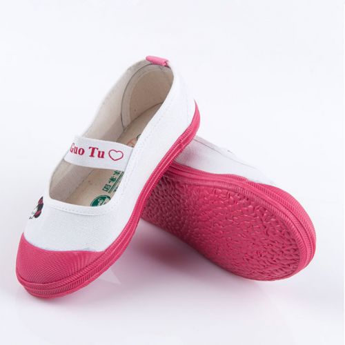 Chaussures de tennis enfants en toile pour printemps - semelle caoutchouc Ref 1022471