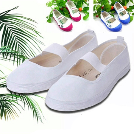 Chaussures de tennis enfants en toile pour printemps - semelle caoutchouc Ref 1022528