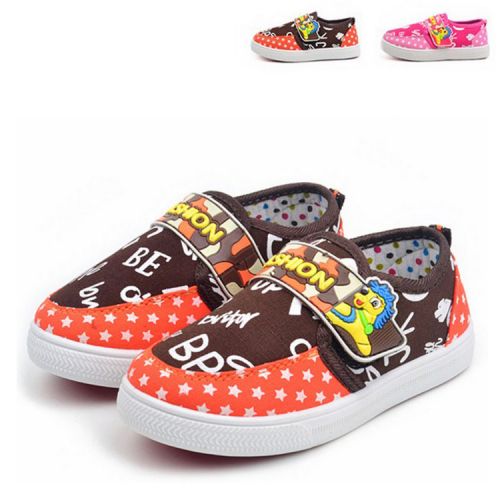Chaussures de tennis enfants en toile pour printemps - semelle plastique Ref 1022606
