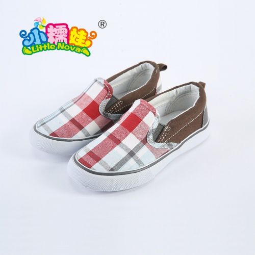 Chaussures de tennis enfants en toile pour printemps - semelle caoutchouc Ref 1022818