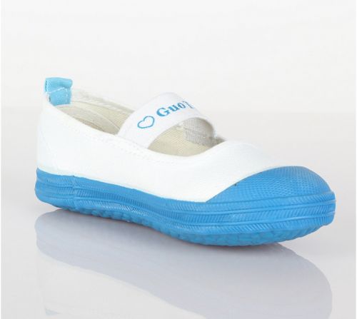Chaussures de tennis enfants en toile pour printemps - semelle caoutchouc carbone Ref 1023475