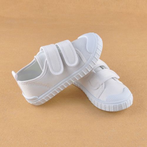 Chaussures de tennis enfants en toile pour Toute saison - semelle caoutchouc Ref 1023726