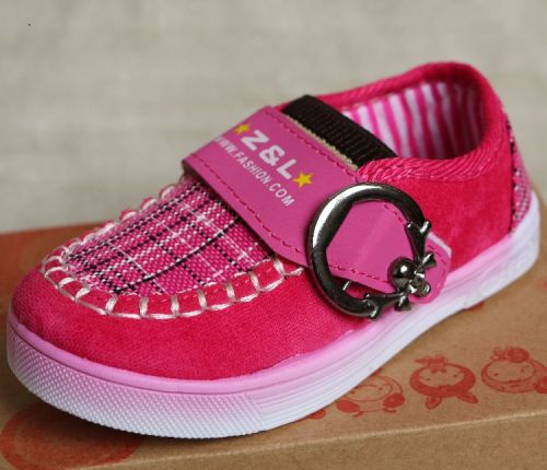 Chaussures de tennis enfants en toile pour Toute saison - semelle plastique Ref 1023808