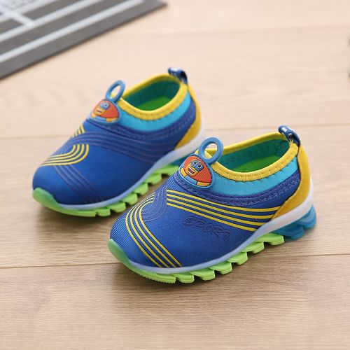 Chaussures de tennis enfants en toile pour printemps - Ref 1023897