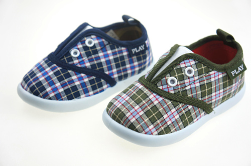 Chaussures de tennis enfants en toile pour printemps - semelle plastique Ref 1024023