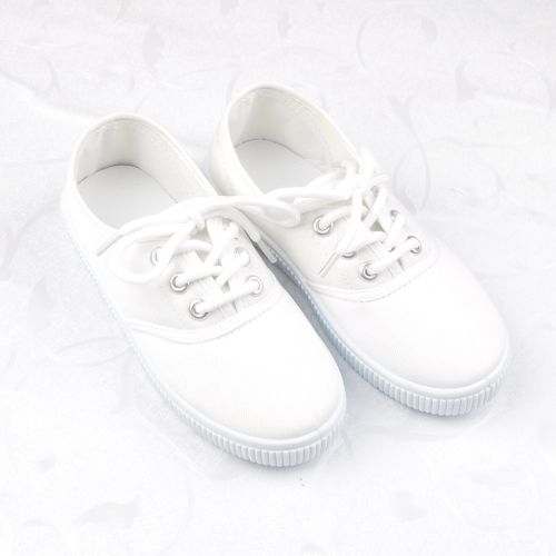 Chaussures de tennis enfants en toile pour Toute saison - semelle caoutchouc Ref 1024149