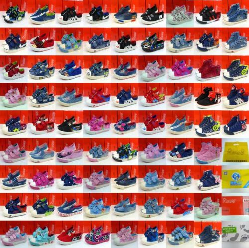 Chaussures de tennis enfants en toile pour printemps - semelle caoutchouc naturel Ref 1024862