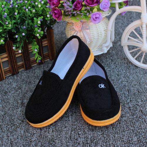 Chaussures de tennis enfants en toile pour printemps - semelle caoutchouc antidérapant Ref 1025008