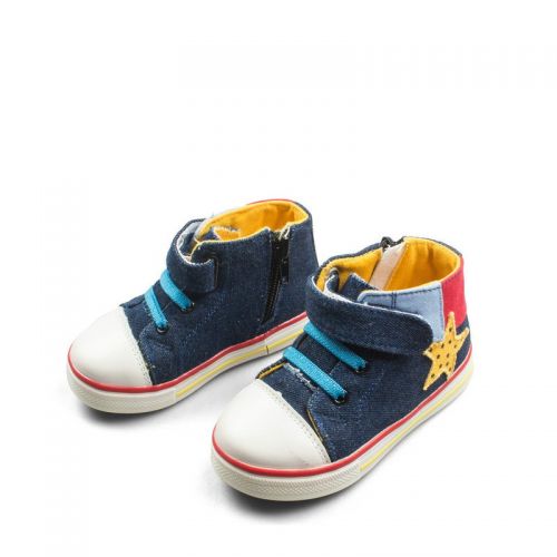 Chaussures de tennis enfants en toile pour printemps - semelle fond composite Ref 1025213
