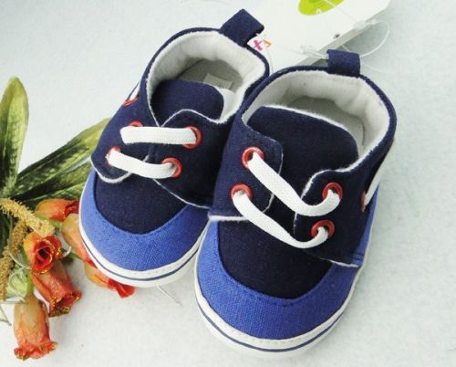 Chaussures de tennis enfants en toile coutures cuir pour printemps - semelle coton Ref 1025263